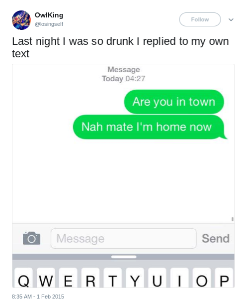 27 Perfect Drunk Texts That Will Have You Rolling on The Floor