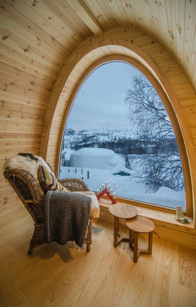 cozy winter reading nook