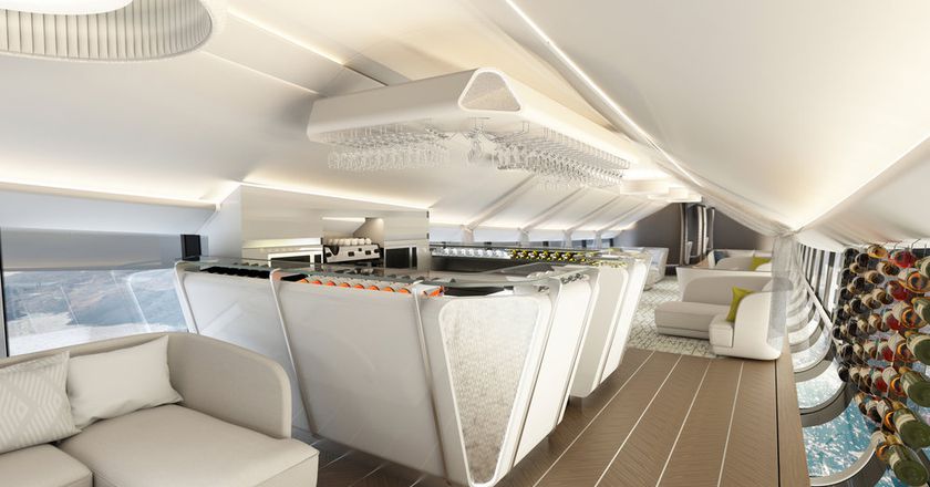 Traveling with friends and want to make it more of a party-ship? Configure the interiors to create an “Infinity Lounge” while you hang out around the Altitude Bar and get your drink on.