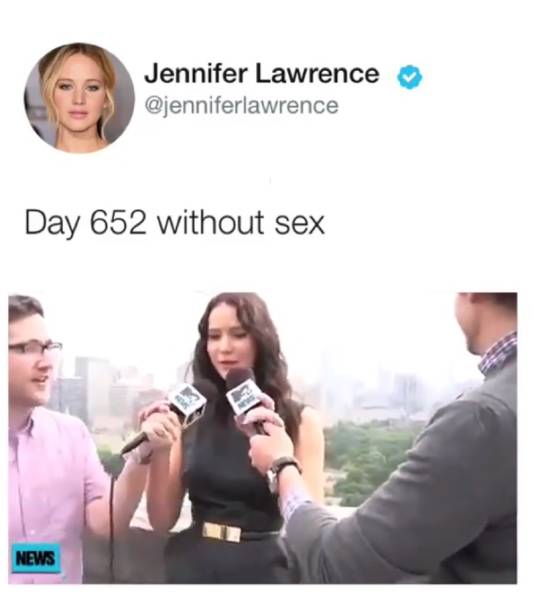 dank ll take both meme - Jennifer Lawrence Day 652 without sex News