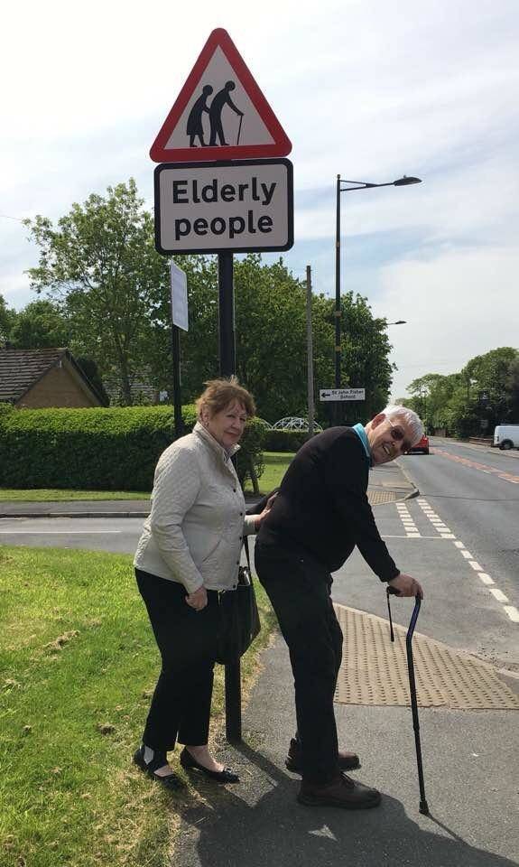 dank elderly people sign - Elderly people Ti