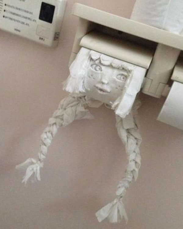 creative toilet paper