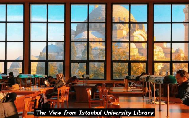 random pic view from istanbul university library - The View from Istanbul University Library