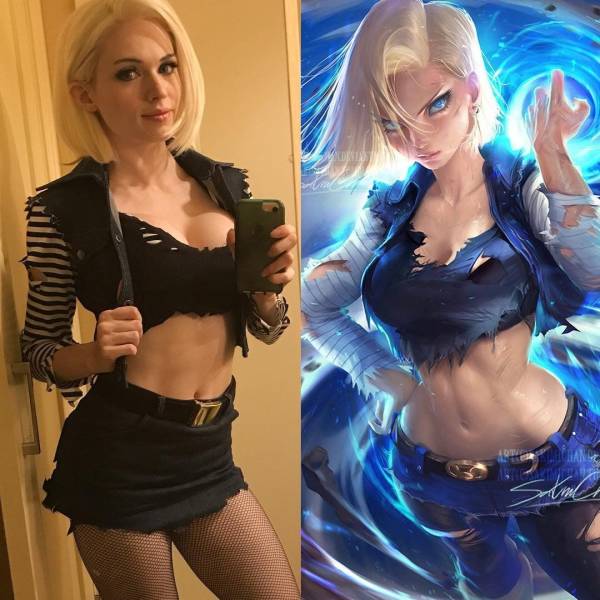random pic android 18 amouranth