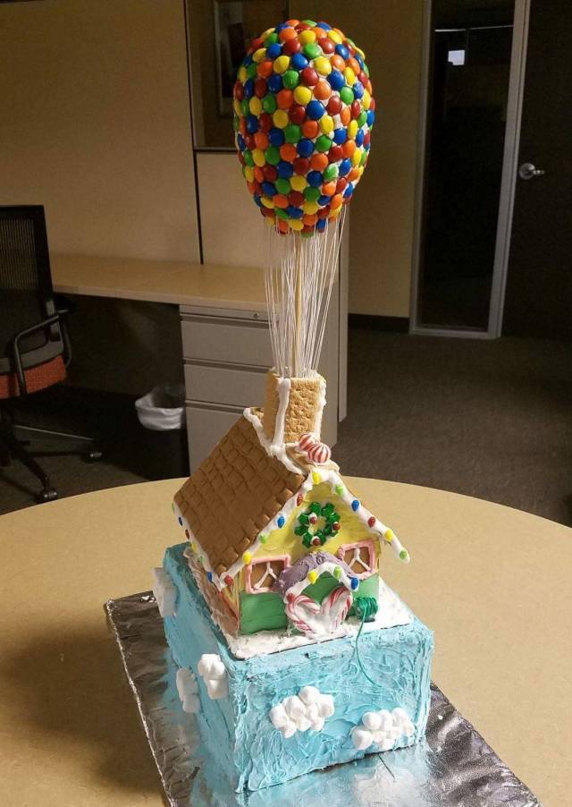 cool pic of up gingerbread house