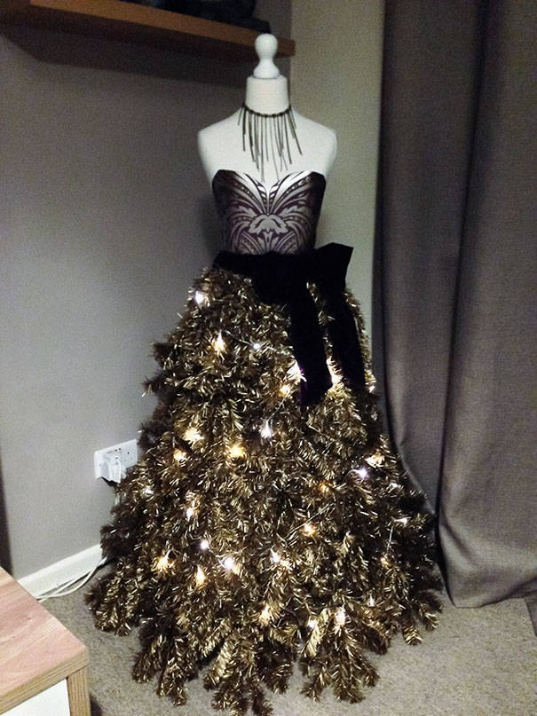 christmas tree gown