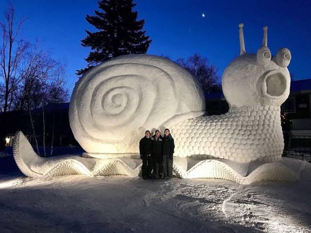 bartz snow sculptures