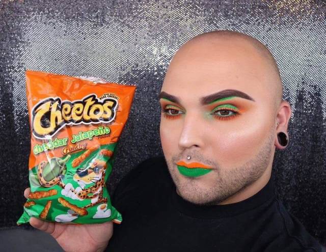 jalapeno cheetos makeup - ee Cheeto cheeldar Jalapete Crunchy