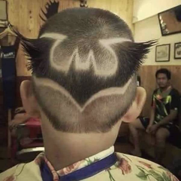 batman haircut