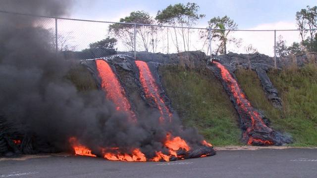 hawaiian lava flows
