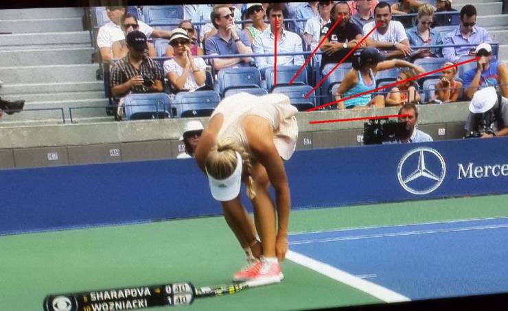 women's tennis funny - Merce Sharapova 01 Wozniacki 1