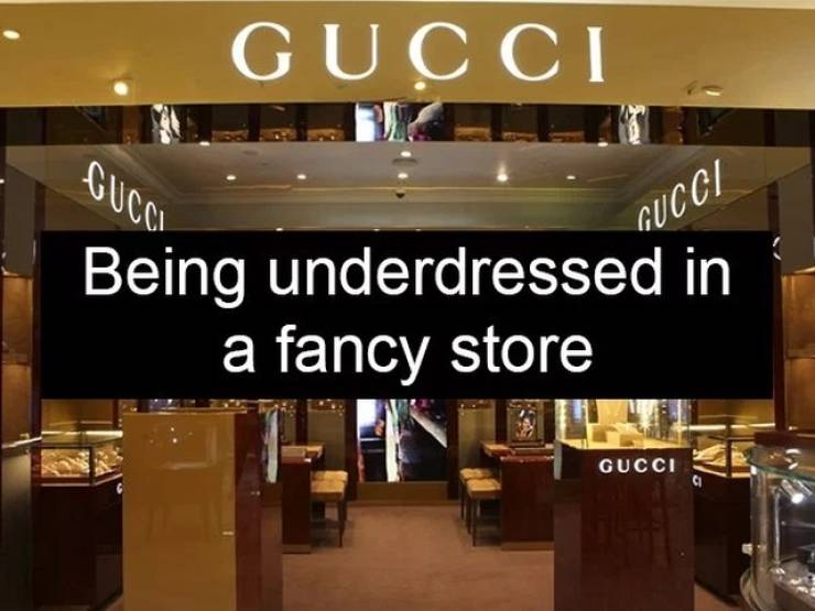 origin of gucci - Gucci Gucci Being underdressed in a fancy store Gucci