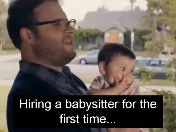 neighbors movie cute baby - Hiring a babysitter for the first time...