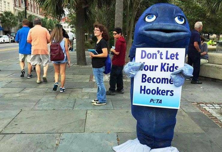 peta fishing - Je Don't Let Lour Kids Become Hookers Peta