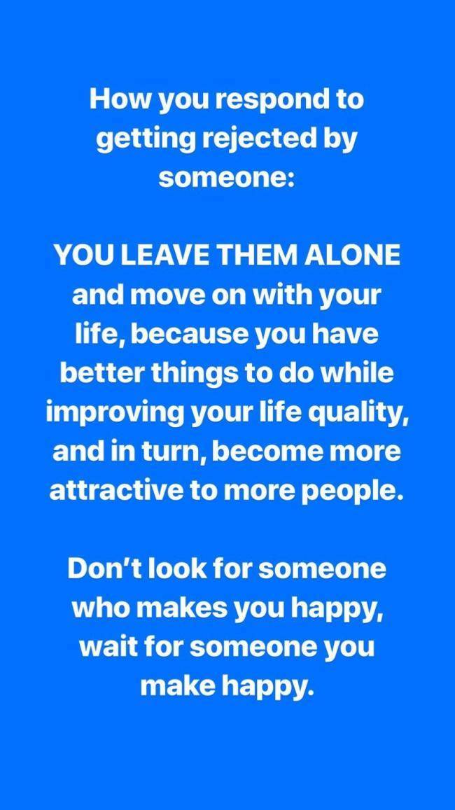 friendzone angle - How you respond to getting rejected by someone You Leave Them Alone and move on with your life, because you have better things to do while improving your life quality, and in turn, become more attractive to more people. Don't look for s