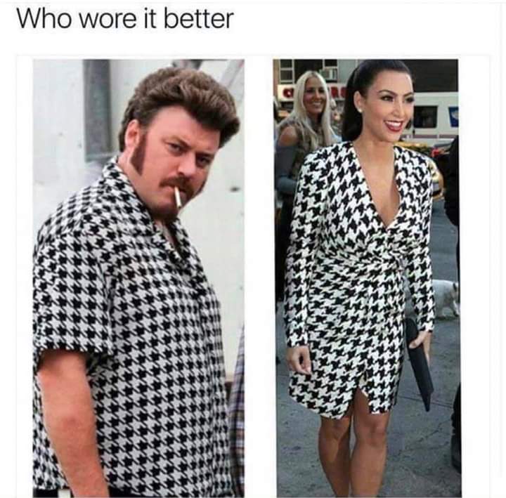 ricky trailer park boys houndstooth - Who wore it better