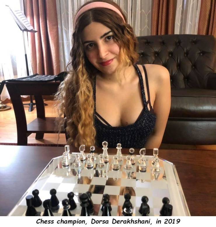 dorsa derakhshani instagram - Chess champion, Dorsa Derakhshani, in 2019