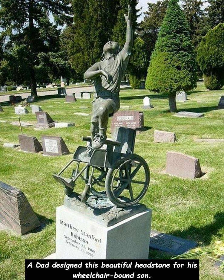 matthew stanford robison grave - Matthew Stanford Tobisan Srp 2., Vw Tel . Vyyy A Dad designed this beautiful headstone for his wheelchairbound son.