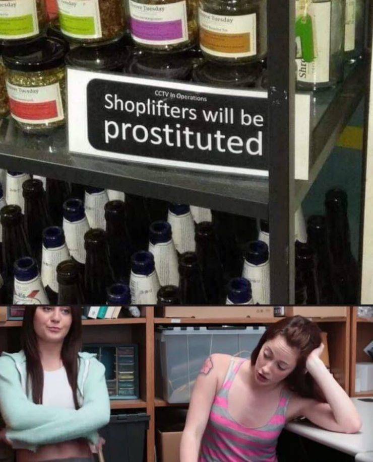 shoplifters will be prostituted - eesday Tuesday Shrd Cctv In Operations Shoplifters will be prostituted