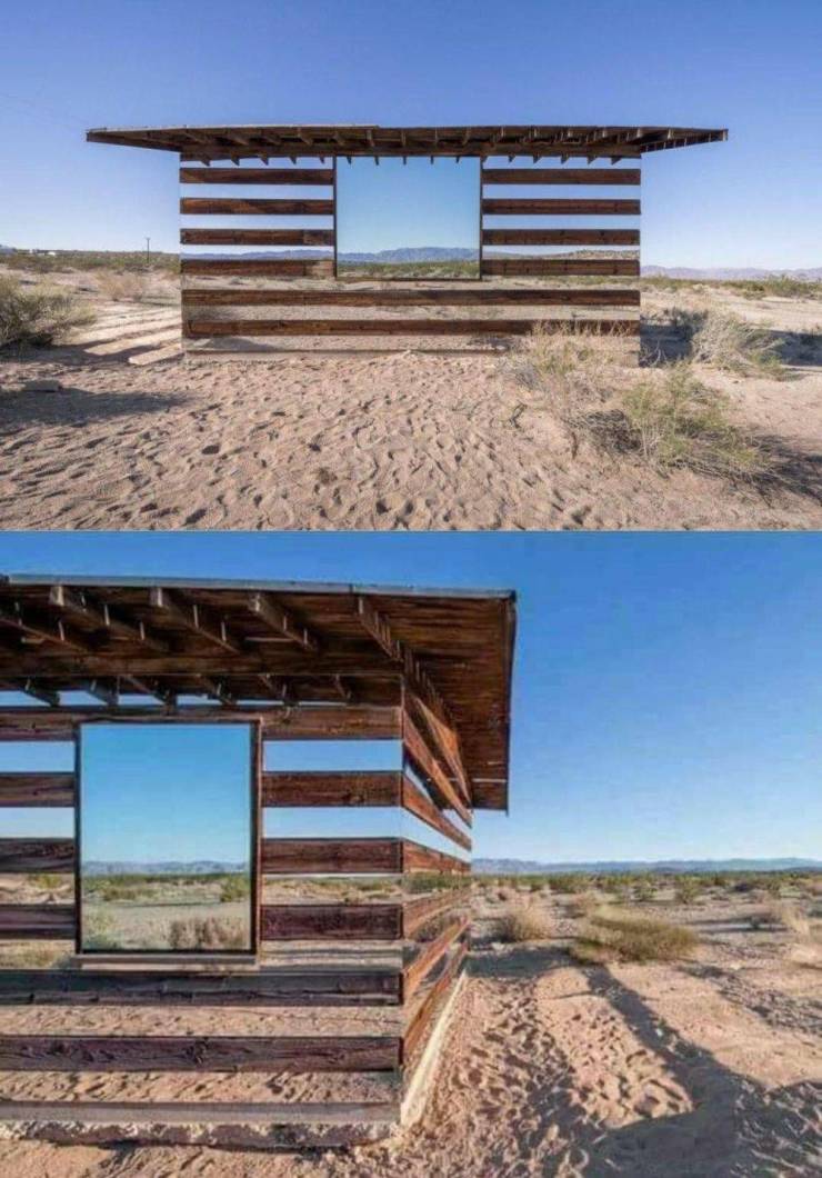 mirror house desert