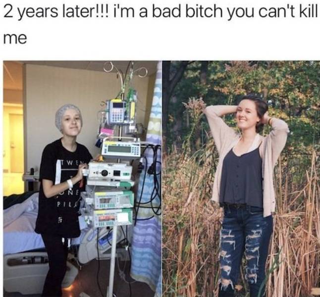 Facinating Pics - mary dalton cancer - 2 years later!!! i'm a bad bitch you can't kill me