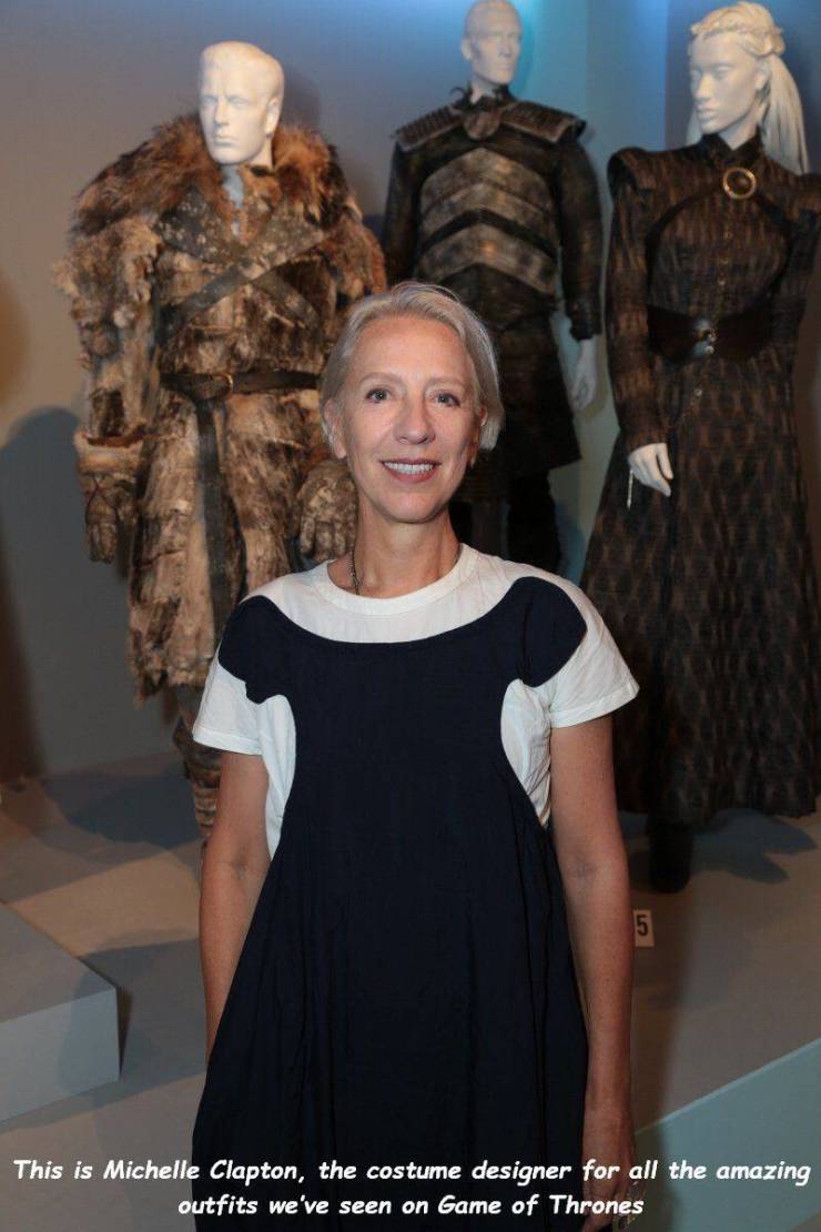 michele clapton - This is Michelle Clapton, the costume designer for all the amazing outfits we've seen on Game of Thrones