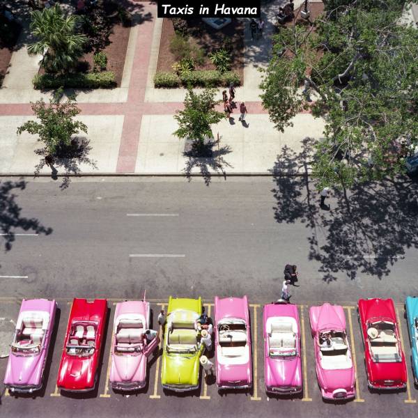 random pics - parking - Taxis in Havana