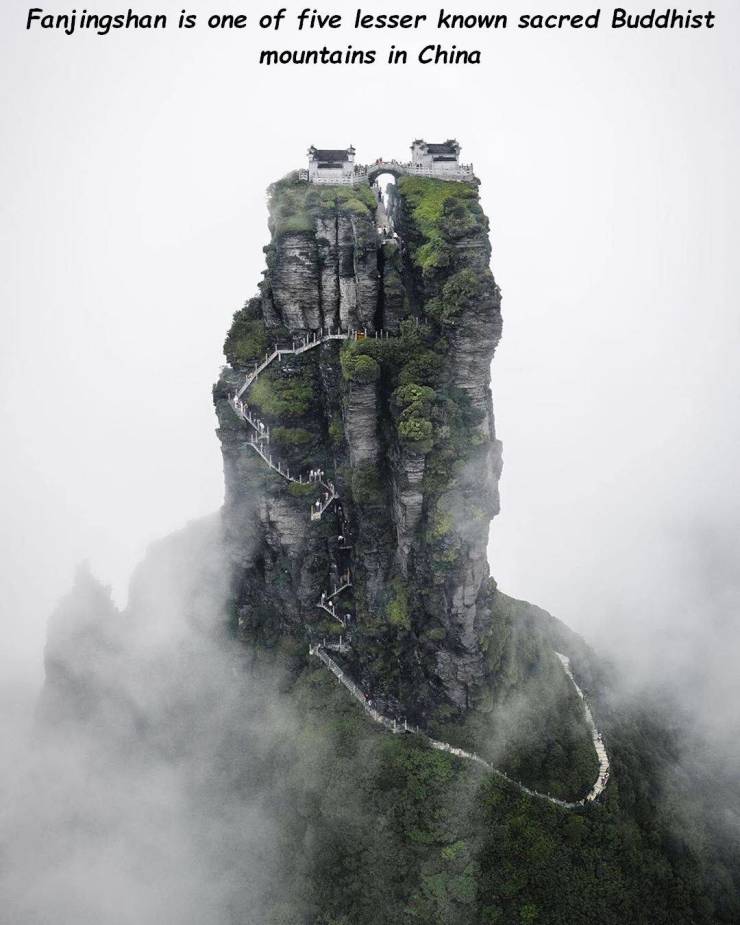 cool meme - hill station - Fanjingshan is one of five lesser known sacred Buddhist mountains in China
