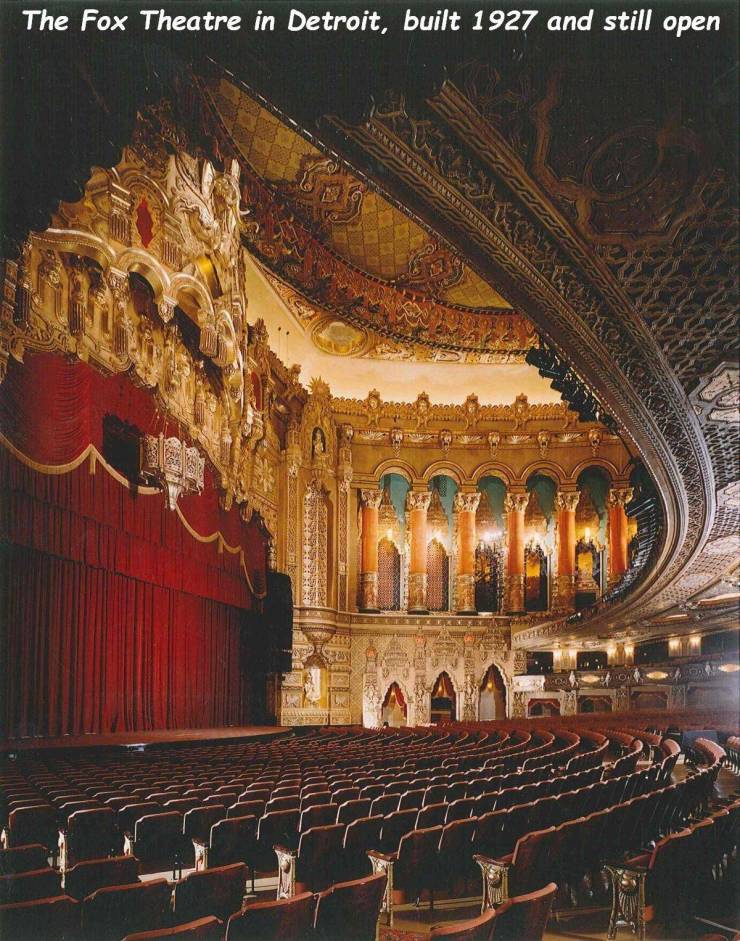 cool meme - fox theatre detroit - The Fox Theatre in Detroit, built 1927 and still open Membantu Menyembuhan Makanan Mevarene