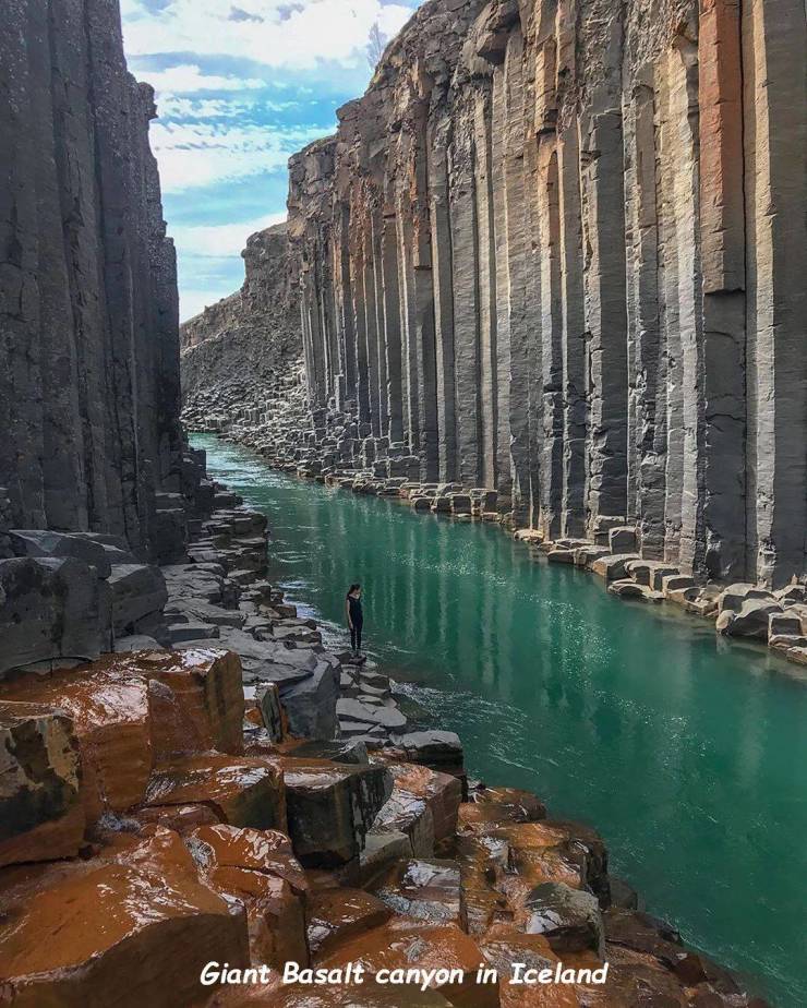 cool meme - Iceland - Giant Basalt canyon in Iceland