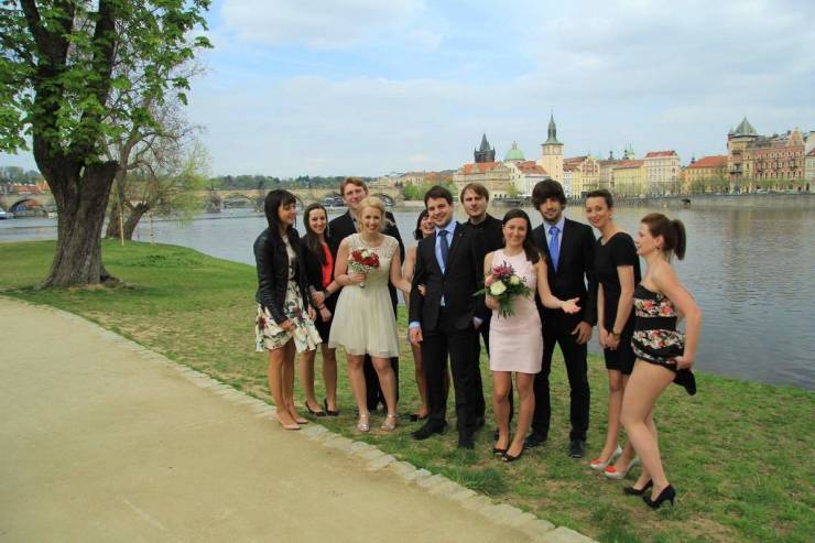 group wedding photo