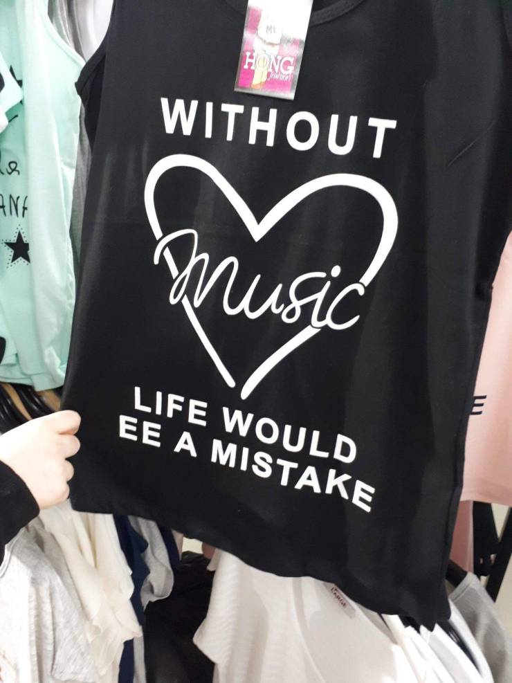 t shirt - Without Musi Life Would Ee A Mistake