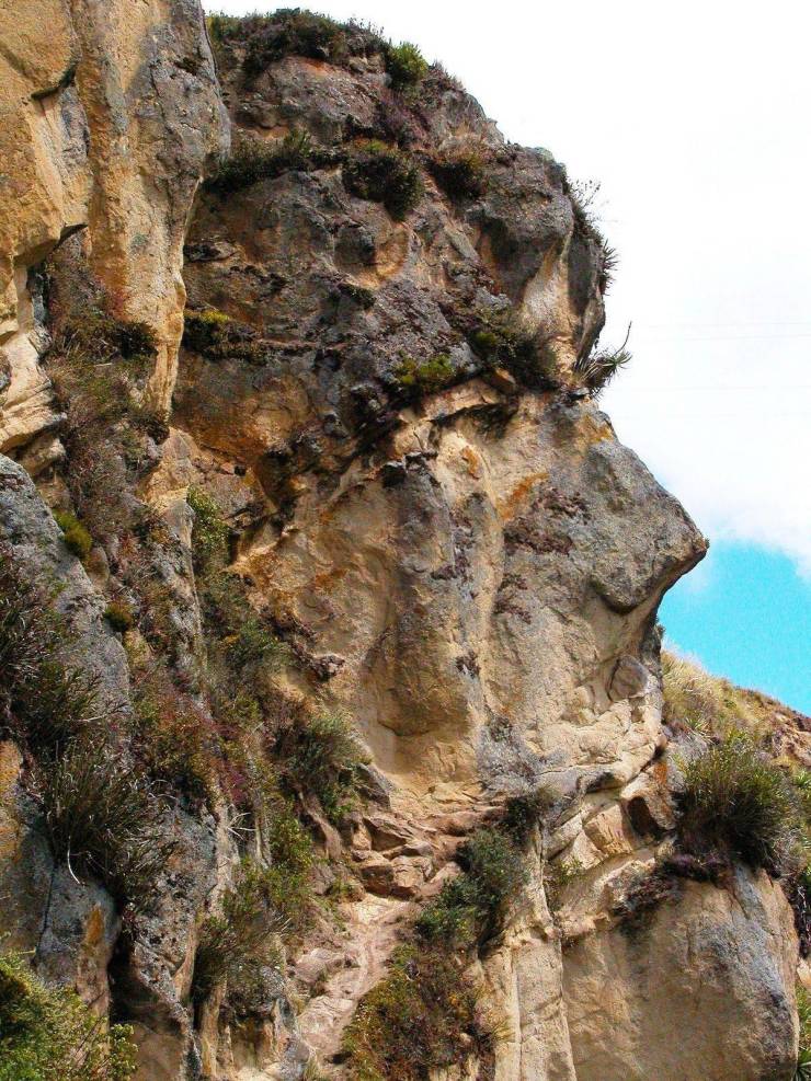 face in the mountain