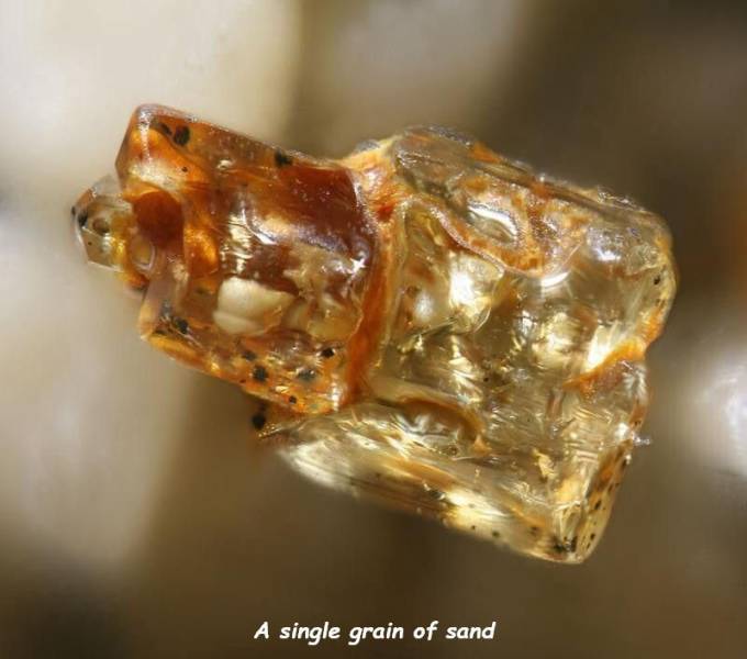grain of sand - A single grain of sand