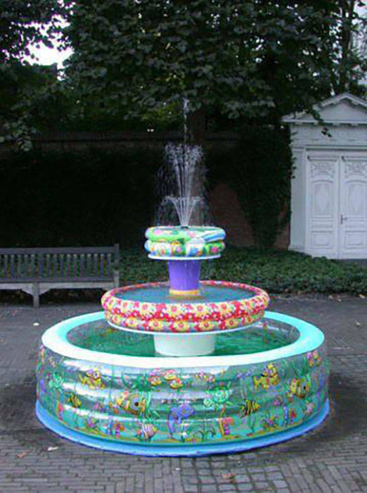 inflatable pool fountain