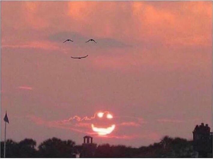 sun smiles