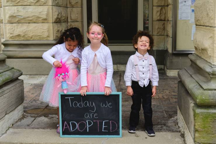 girl - Today we are Adopted
