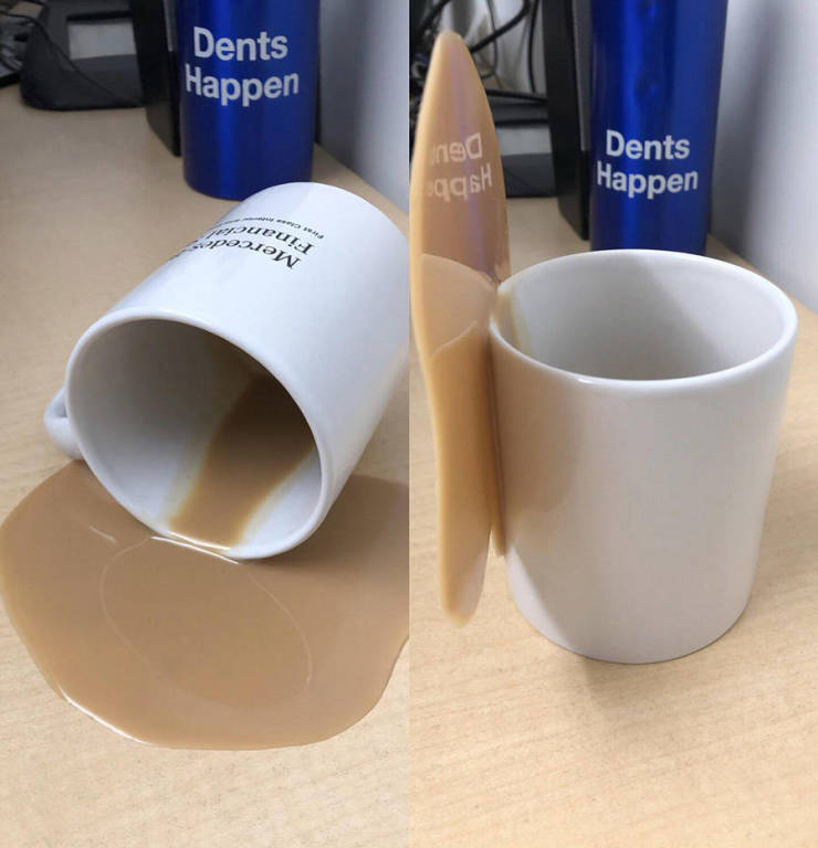 coffee cup - Dents Happen 17190 Dents sqash Happen Pui 2