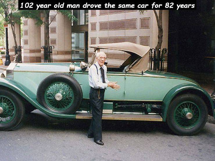 allen swift rolls royce - 102 year old man drove the same car for 82 years
