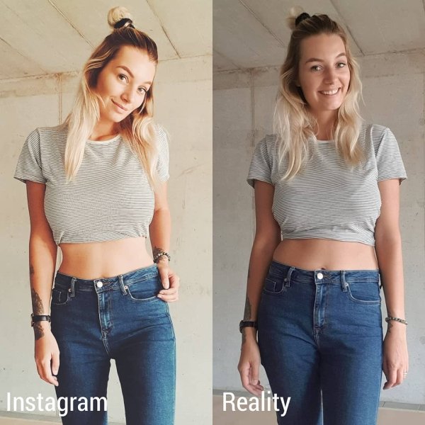 Instagram vs Reality - jeans