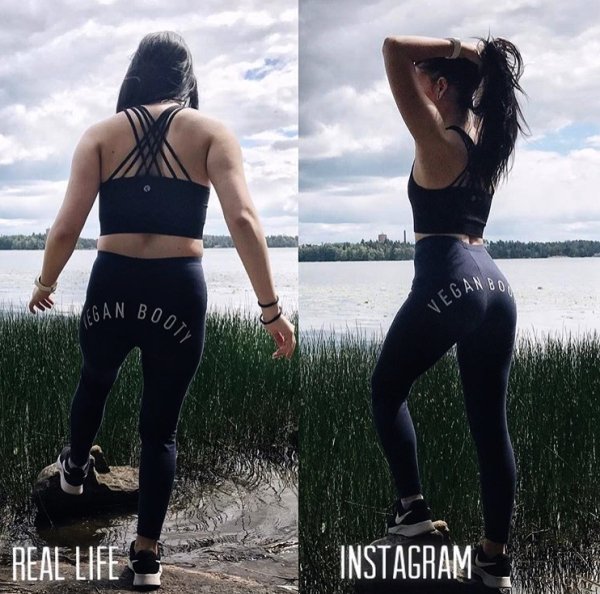 Instagram vs Reality - instagram reality vs fake - Ganbol Gan Boo Vegan Real Life Instagram