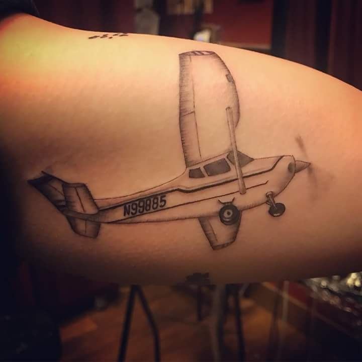 airplane tattoo fail