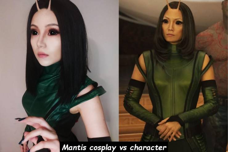 guardians of the galaxy - Mantis cosplay vs character
