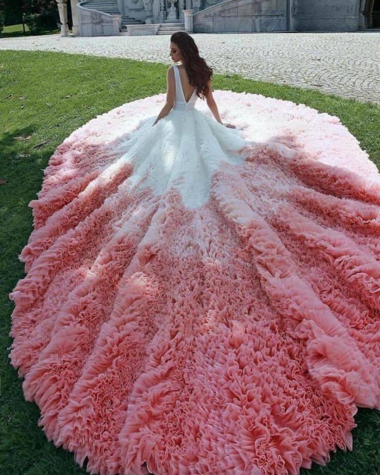 ombre ball wedding gowns