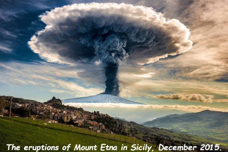 explosion etna - The eruptions of Mount Etna in Sicily, .