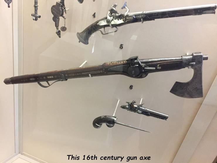 firearm - This 16th century gun axe