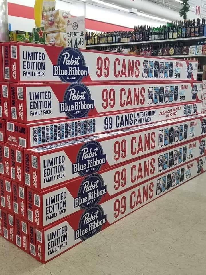 pabst blue ribbon - 12 Pk. Bottles $1449 Aited Win. 99 Cans Pabst Edition Family Pack some Limited Blue Ribbon Beer 99 Cans Seagate 99 Cans Shte Hin Twient Unir 89 Cans Pabot Edition Blue Ribbon Auto Season Family Pack Beer To moves Iges Limited Edition U
