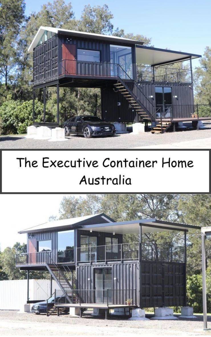 elevated container home - The Executive Container Home Australia