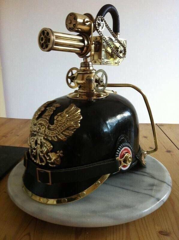 steampunk pickelhaube