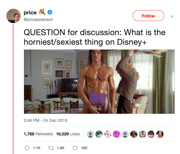 muscle - price Question for discussion What is the horniestsexiest thing on Disney 1,768 16,029 4 0 9 12 16K